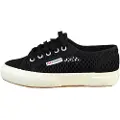 Superga for woman. S2135GW Trainers 2750 Mesh white (39), Black, Flat, Laces, Casual