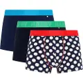 Happy socks Navy Big Dots Boxers 3 Enheter