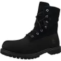 Timberland for woman. TB18149A0011 Leather boots Authentic Mid Warm black (37 W), Flat, Laces, Casual