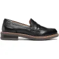 Pikolinos for woman. W8J-3541 Aldaya black leather loafers (36), 3 to 5 cm, None, Casual