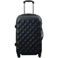 Borg Living Kabinkoffert - hardcase lettvekts koffert med 4 hjul - Diamant mørkeblå