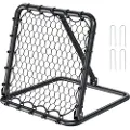 Vevor Fotball Rebounder Rebound Nett, Kickback 34"x34", Bærbare fotballtreningsgaver, Fullt justerbare vinkler, Målnett, Hjelpemidler og utstyr for barn, tenåringer og alle aldre, Enkel oppsett og per