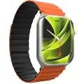 Mobile Origin Magnetic Watch Strap II orange/black - Apple Watch 49mm/46mm/45mm/44mm