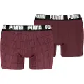 Puma Men's Boxers (2-Pack), Clothing, Black/Red, L