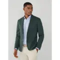 Hackett London for man. HM443337 Green HBone blazer (44/32), Casual, Linen, Classic, Long sleeve