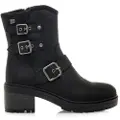 Mustang for woman. 59382 Doris ankle boots black (37), 3 to 5 cm, Zip, Casual