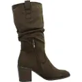Mustang for woman. 59357 Brown Miriana boots (39), 5 to 8 cm, Zip, Casual