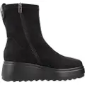 Mtng for woman. 59571 Ankle boots Nolia black (37), 3 to 5 cm, Zip, Casual