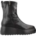 Mustang for woman. 59571 Ankle boots Nolia black (39), 3 to 5 cm, Zip, Casual