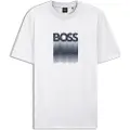 Hugo Boss for man. 50556009 T-shirt Insignia grey (L), Casual, Cotton, Short sleeve