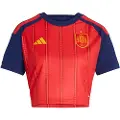 Adidas Spain 26/27 Cropped Hjem Kvinners T-skjorte Med Korte Ermer