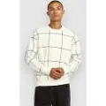 RVCA Vacancy Window Pane Crew Strikket genser
