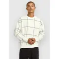 RVCA Vacancy Window Pane Crew Strikket genser