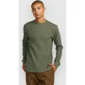 RVCA Day Shift Thermal Langermet T-skjorte grønn