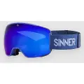 Sinner Snowflake Matte Navy Blue (+ Bonus Lens) Briller blå