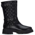 Xti for woman. 13040801-NEGRO Ankle boots 130408 black (38), Flat, Zip, Casual