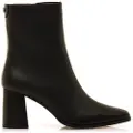 Mustang for woman. 55474 Meghan Leather Ankle Boots black (41), 3 to 5 cm, Zip, Casual