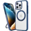 Torras Ostand R Fusion-etui for iPhone 16 Pro Max (blå)