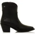 Mustang for woman. 55302 Daphne Leather Ankle Boots black (40), 3 to 5 cm, Zip, Casual