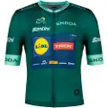Santini Lidl Trek Jonathan Milan´s Tour De France Green Kort Ermet Trøye