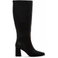Mtng for woman. 55473 Meghan Leather Boots black (40), 5 to 8 cm, Zip, Casual