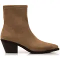 Mustang for woman. 55480 Daphne beige ankle boots (39), 3 to 5 cm, None, Casual
