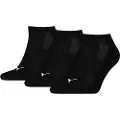 Puma Cushioned Sneaker Socks Unisex (3-pack), Clothing, Black, 43-46