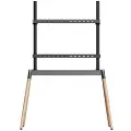 Gembird TV floor stand 55 - 86" black/wood