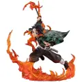 Tamashii Nations Demon Slayer :kimetsu No Yaiba Figuartszero Kamado Tanjiro Kyojuro Rengoku´s Sword Guard Version Action Figure 19 Cm Figur