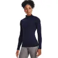 Under Armour Coldgear Authentics Mockneck Langarmet T-skjorte