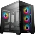 DeepCool CG530 4F - Black - Kabinett - Desktop - Svart