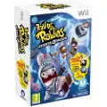 Nintendo Games Wii Raving Rabbids Travel In Time + Figure