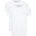 Emporio Armani for man. EM000392_AF14132 Set of two white V-neck T-shirts (XL), Homewear, Cotton, Short sleeve