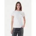 Karl Lagerfeld for woman. A1W17019 Essential T-shirt with white logo (L), Casual, Short sleeve, Organic Cotton, Sustainable