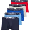 Ralph Lauren for man. 714864292002 Pack of 5 red, grey, blue and navy boxers (S), Homewear, Cotton