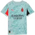 Puma AC Milan 25/26 Goalkeeper Jersey Youth, Clothing, Modern Mint/Red, 5-6Y