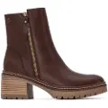 Xti for woman. 14445503-MARRON Ankle boots 144455 brown (39), 3 to 5 cm, Zip, Casual