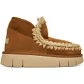 Mou for woman. MU.FW531009A Eskimo Bounce brown leather trainers (37), 3 to 5 cm, None, Casual