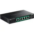 Trendnet TPE-B541 - Version v1.0R - switch - powered, with PoE passthrough - smart - 5 x Gigabit Ethernet - veggmonterbar - PoE++ (60 W) - TAA-samsvar