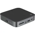 Deltaco - Dokkingstasjon - USB-C - 2 x HDMI - 1GbE