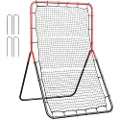Vevor baseball- og softball-reboundernett, 3 x 4,5 fot PitchBack baseball pitching-nett, 3-veis baseball, softball pitchback-nett, felttrener, sprettnett for felt-/kasttrening