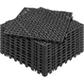 Vevor Drenematte for sammenlåsende gulv 30,5 x 30,5 cm PVC sklisikre gulvfliser 12-pakning
