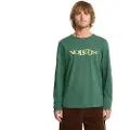 Volcom Skiddert Langermet T-skjorte grønn