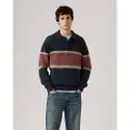 Levi's for man. 003B9-0001 Redwood Rugby Navy Jersey (XL), Casual, Wool