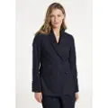 Victorio & Lucchino , V&L for woman. 370138198 Navy pinstripe blazer (2 = S), Casual, Classic, Polyester