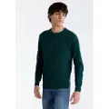 Six Valves for man. 570131227 Bubble jacquard jumper green (L), Casual, Cotton