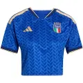 Adidas Italy 26/27 Cropped Replica Hjem Kvinners T-skjorte Med Korte Ermer