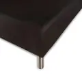 Night & Day Stretchlaken 140x210 cm - Sort - 100 % bomull - Formsydd laken til madrass -