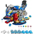 Vevor Motorsykkelmotorleke, 25 deler, Motorsykkelmekanikerleke med avtakbare deler, lys og lyder, simulert kjøring og baneløp, barnemekanikerverkstedsett for småbarn fra 3 år, blå