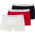 Tommy Hilfiger for man. UM0UM02761 Pack 3 Boxers navy, red, white (XXL), Homewear, Organic Cotton, Sustainable